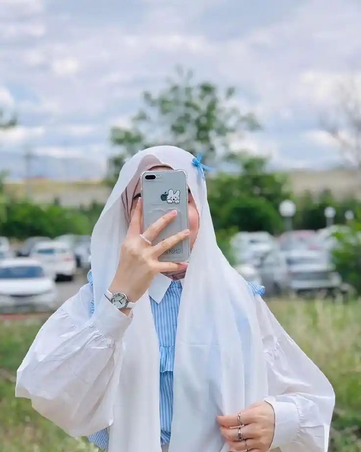 aesthetic hijab dp