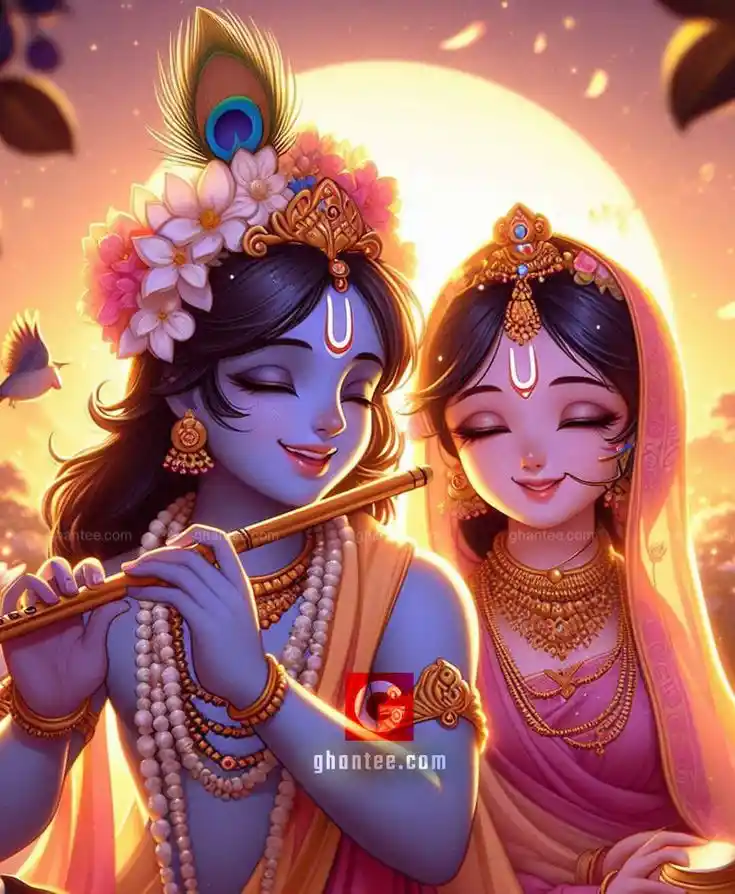 aesthetic radha krishna images
