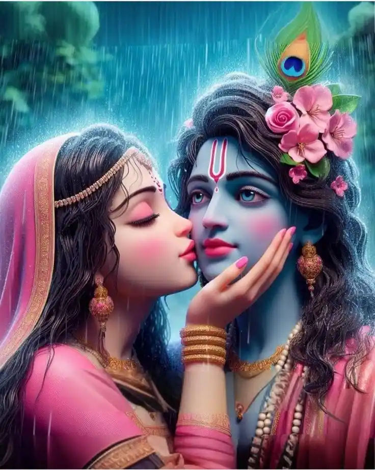 ai generated radha krishna wallpaper hd 4k