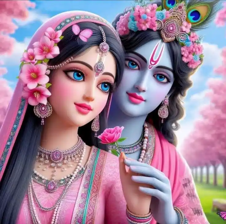 ai radha krishna wallpaper hd 4k