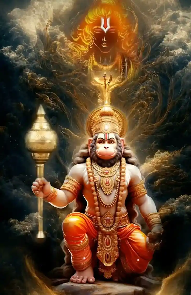 angry hanuman ji photo