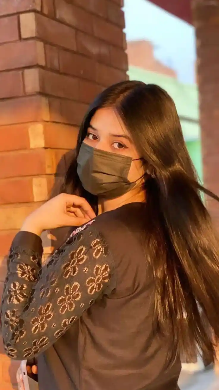 black dress hide face girl pic