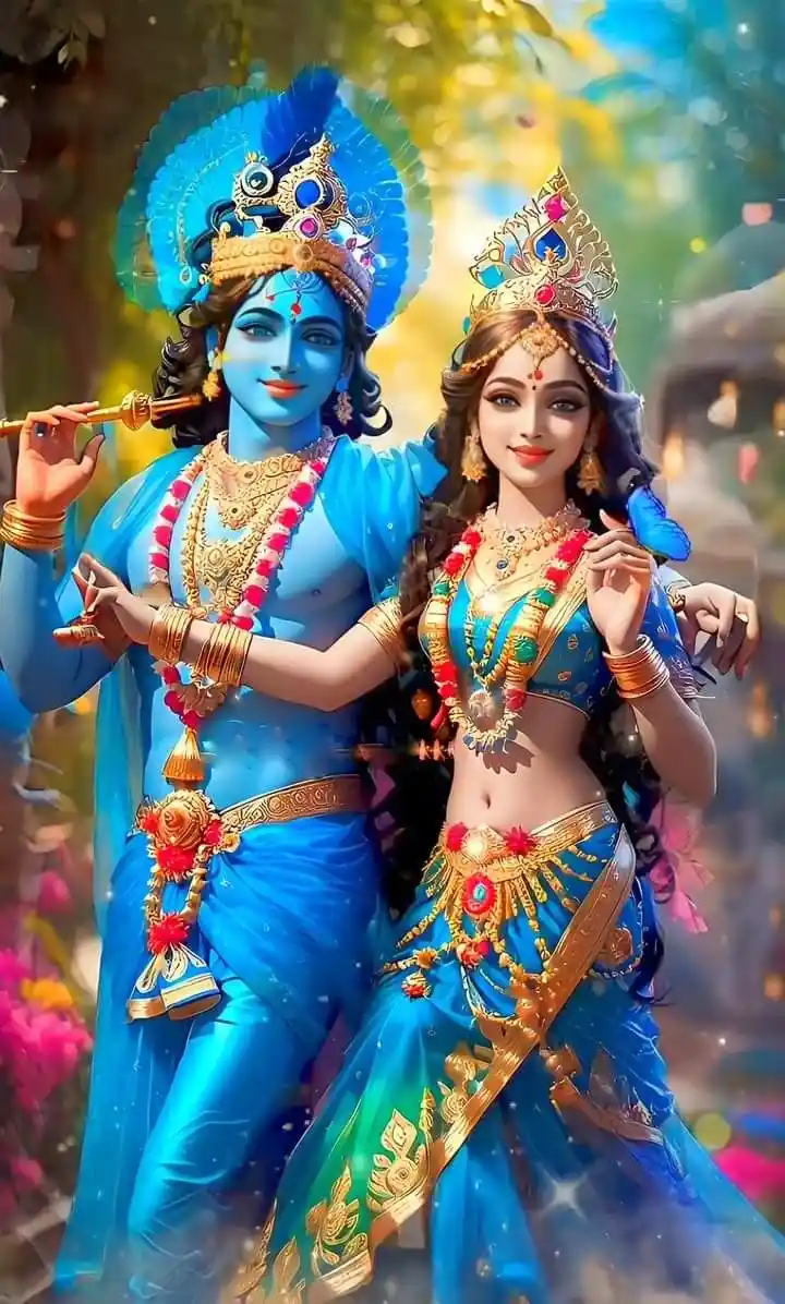 cute radha krishna images