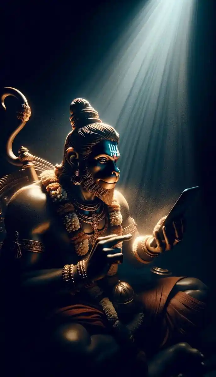 hanuman ji images black and white