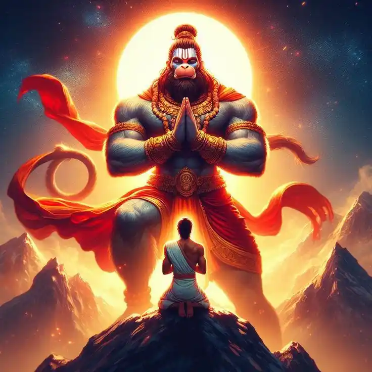 hanuman ji wallpaper black background
