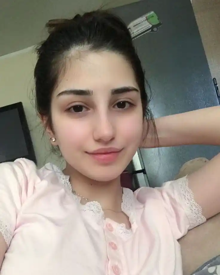 hide face girl pic black dress