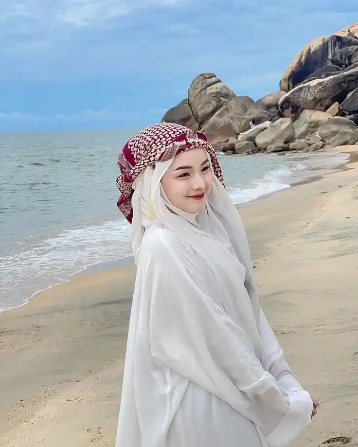 hijab girl dp animation images