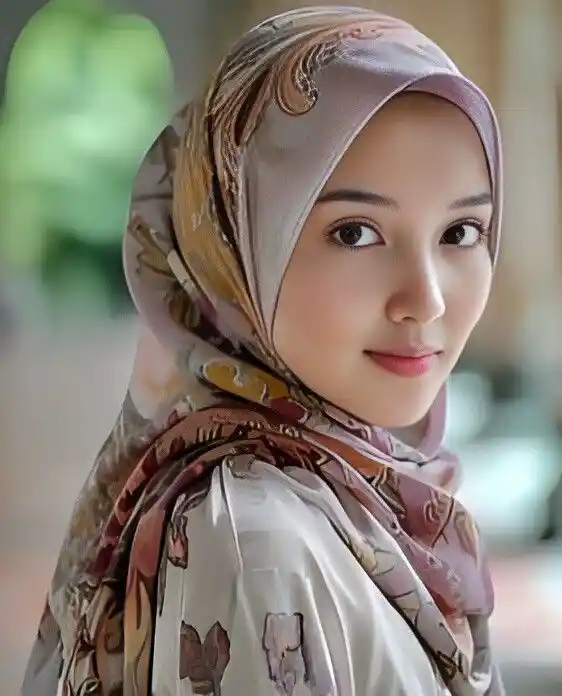 hijab girl dp black and white