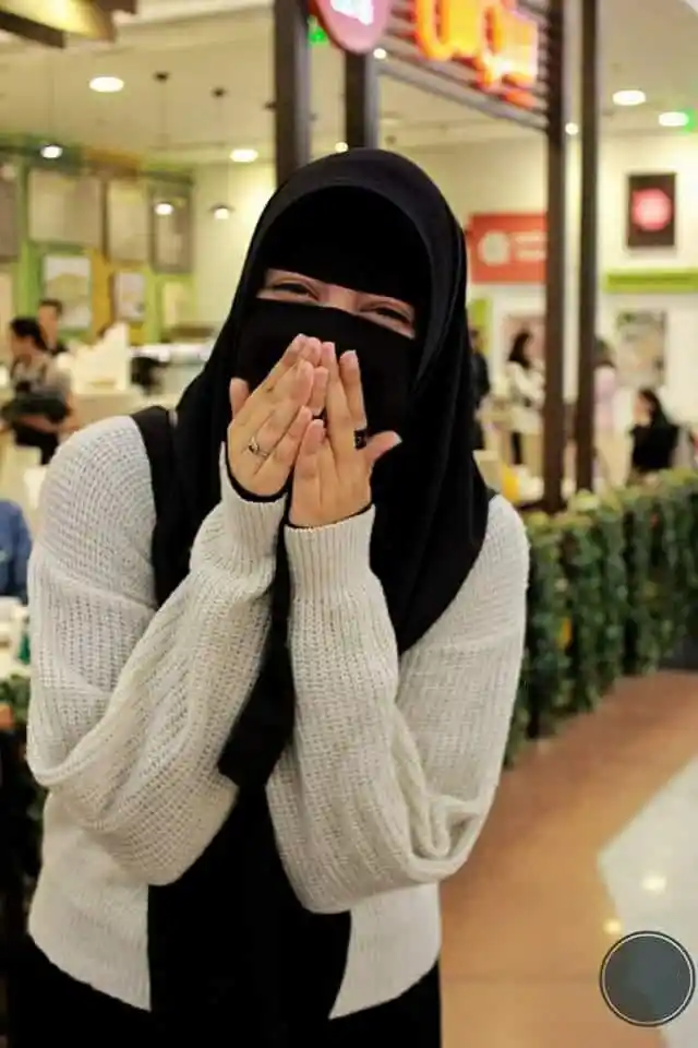 hijab girl dp cartoon hd