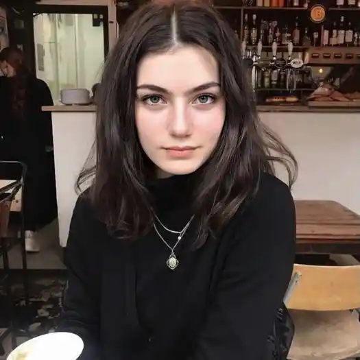 image hide face selfie real simple girl