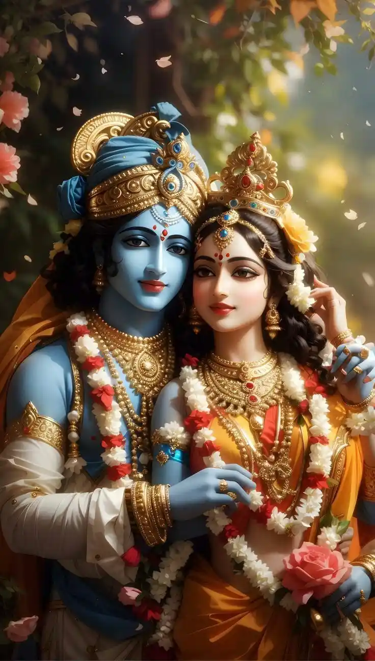 radha krishna animated images for dp