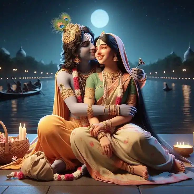 radha krishna photo ai