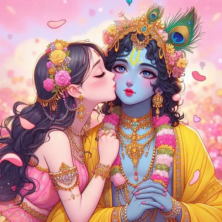 radha krishna wallpaper background black