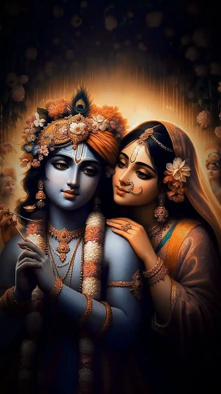 radha krishna wallpaper hd 4k cute